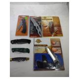 Knives-4 inch lock-back, 13 in 1 pocket knife,