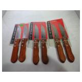 Three-2 packs of Steak Knives