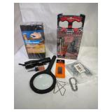 Sanding Sponges, Flashlight, Storm Door Chain