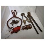 Vintage Silk Farm Equipment Toy