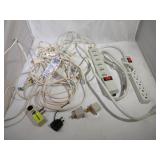 4 Extension Cords, 4 Outlet Coverters
