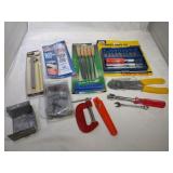 Tire Gage, Wire Cutters, 2in C Clamp