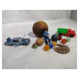 Lot Of Marbles and Little Toys