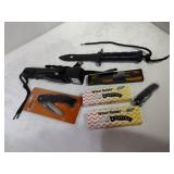 4 Pocket Knives Various Sizes