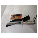 8in Hunting/Survival Knife and Pocket Knife