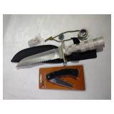 8in Hunting/Survival Knife and Pocket Knife