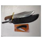 9in Knife and Pocket Knife