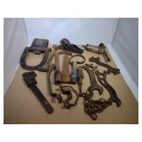 Lot of Old Metal Tools