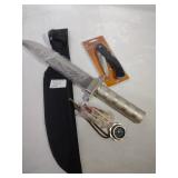 8in Hunting/Survival Knife and Pocket Knife