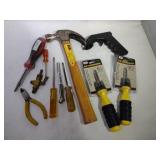 Hammer and Screwdrivers and Tire Gage Valve