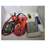2 Sets Of Jumper Cables, 3 Pack Microfiber Clothes