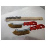 3 Wire Brushes