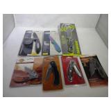 7 Pocket Knives Various Sizes