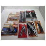 7 Pocket Knives Various Sizes