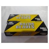 Two 100 Pack Box Cutter Razor Blades