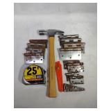 13 Door Hinges Various Sizes,