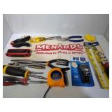 Tools: Tape Measure, Screwdrivers, Pliers