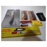 Knives: 6 Pocket Knives, 1 Boot Knife