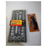 Fuller 40-Piece Socket Set & Pocket Knife