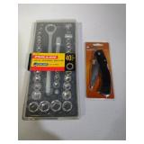 Fuller 40-Piece Socket Set & Pocket Knife