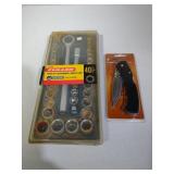 Fuller 40-Piece Socket Set & Pocket Knife