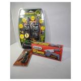 Knife Sharpener, 2-Way Radios, Pocket Knife