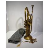 Trumpet w/ Sheet Music Holder & Bag