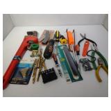 Tools: Pliers, Screwdrivers, Drill Bits, Wrench,