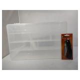 Plano Plastic Tackle / Craft Box & Pocket Knife