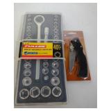 Fuller 40 pc Socket Set and Pocket Knife