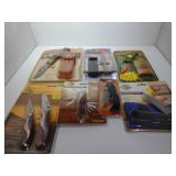 6 Pocket Knives, 1 Multi-tool, 1 Boot Knife