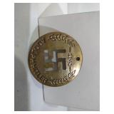Six 1943 Adolph Hitler Metal Cut Outs