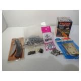 Various Hardware and Screws, and Pocket Knife
