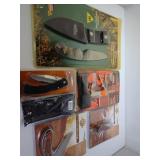 Hunting Knife, 2 Various Size Pocket knives