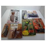 4 Various Size Pocket Knives, 2 Multi Tools
