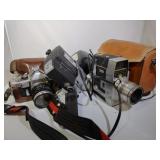Vintage Video Camera and 1 Vintage Cameras w/ Acc.