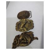 3 Metal Belt Buckel