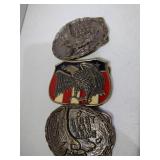 3 Metal Belt Buckels