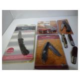 7 pocket Knives Various Sizes