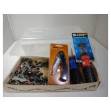 Washers, Nuts, 10 in 1 Screwdriver Set and Pocket