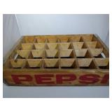 24 Pepsi Bottle Wooden Crate