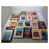 16 Eight Track Tapes and a Cleaner