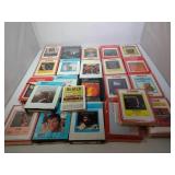 22 Eight Track Tapes and 1 Cassette Tape