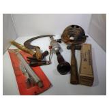 Old Hand Tools, Head Light, and Freeze Meter