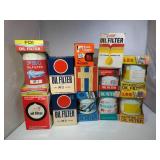12 Various Size Oil Filters