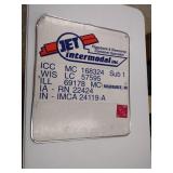 22in X 25in Jet Inter Modal Inc. Tin Sign