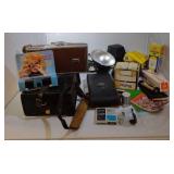 Vintage Cameras With Accessories