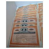 A Collection of different values of shares