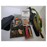 2 Ammo Cases, Boot Hanger, Gun Holster...