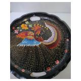 Wooden Hand Painted Serving Tray